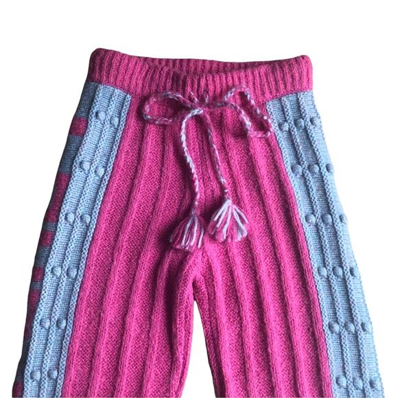 Loveshackfancy Landana Pink Knit Jogger Lounge Sleep Yoga Pants Size XS NWT - Picture 8 of 12